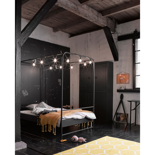 vtwonen hemelbed Bunk - Metaal - Zwart - 190x206x125 - vtwonen shop