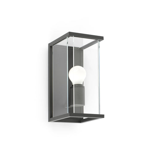 Faro Nala - 1 Lichts Buiten Wandlantaarn Donkergrijs IP54, E27