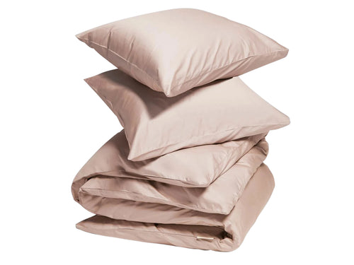 Yumeko dekbedovertrek katoen satijn dusty rose 240x220 + 2/60x70 - vtwonen shop