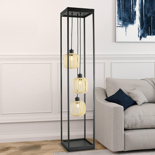 HOME DELUXE Vloerlamp ZITA - Zwart