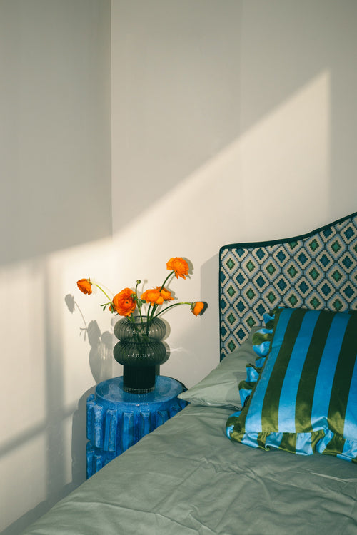 Gestoffeerd hoofdbord Suzanne in fluweel 150 cm - vtwonen shop