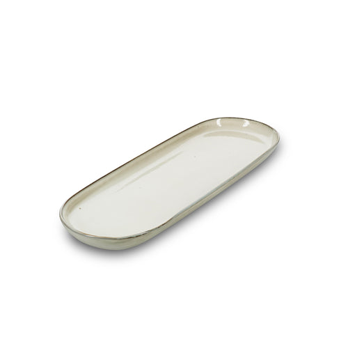 Salt & Pepper - Serveerschaal 38,5x14xH2,5cm ivoor Meridian - Set van 2 - vtwonen shop