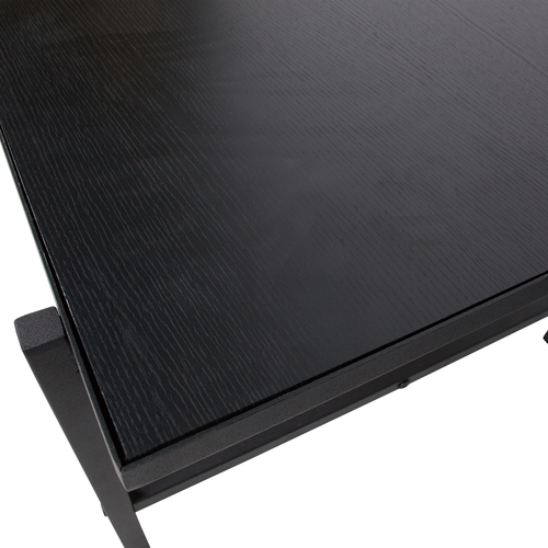 WOOOD bijzettafel Turn Around- Hout/Metaal - Zwart - 40x50x44 - vtwonen shop