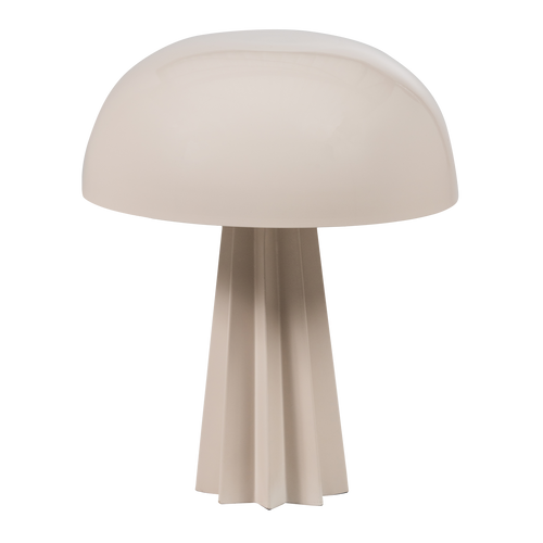 WOOOD tafellamp Virel - Metaal - Hoogglans Lichtgrijs - 29x11x11