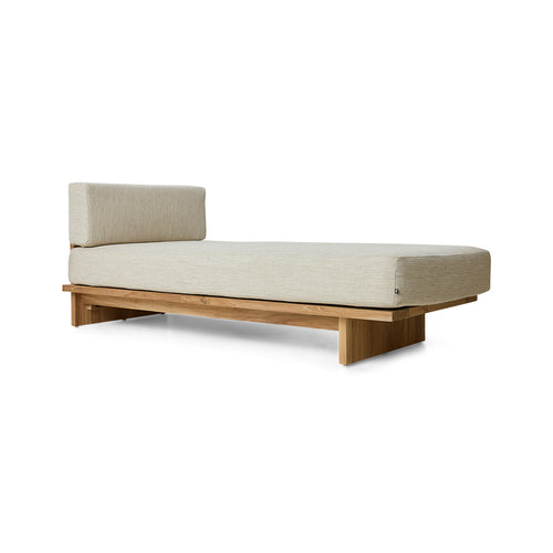HKLIVING daybed outdoor – teak – natural