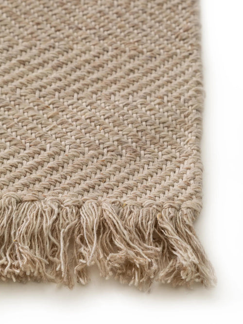 benuta wollen vloerkleed Lars - beige - 120x170 cm