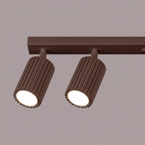 Sollux Lighting Plafondlamp KARBON 6L bruin - 117x6,5x16,5cm