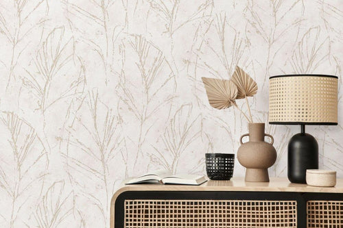 Erismann behang effen zand beige - 53 cm x 10.05 m - 661508 - vtwonen shop