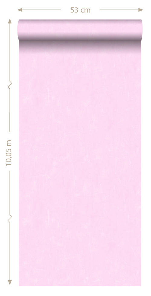 ESTAhome behang krijtverfeffect licht roze - 53 cm x 10,05 m - 128002 - vtwonen shop