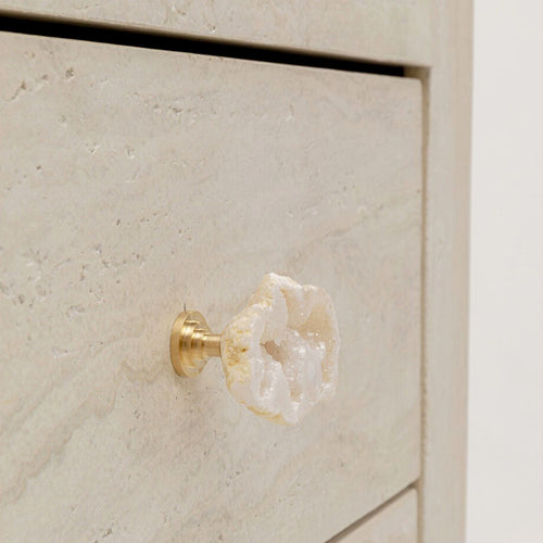 Kare Design Nachtkastje Travertino 2 lades