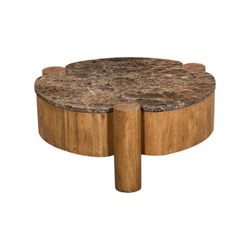 Giga Meubel Salontafel Maeve - Rond - Marmer - 75cm - vtwonen shop