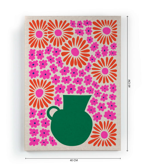 Canvas 60x40 Afdruk Pot