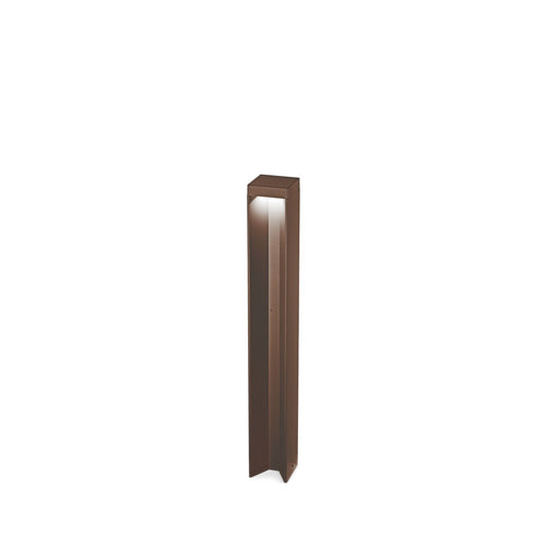 Ideal Lux KURT LED Outdoor Bollard Coffee, 3000K, IP54, Niet dimbaar