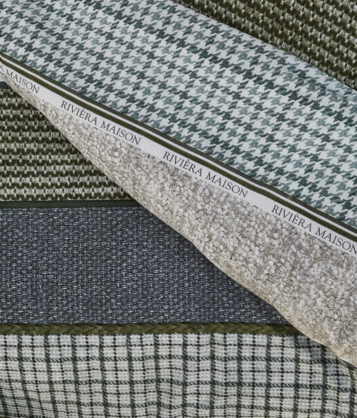 Rivièra Maison Dekbedovertrek Tailor - 200 x 200/220 cm - Blauw Groen