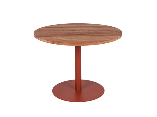 MaximaVida ronde eettafel Java roestbruin 100 cm - zware 55 kg uitvoering - vtwonen shop