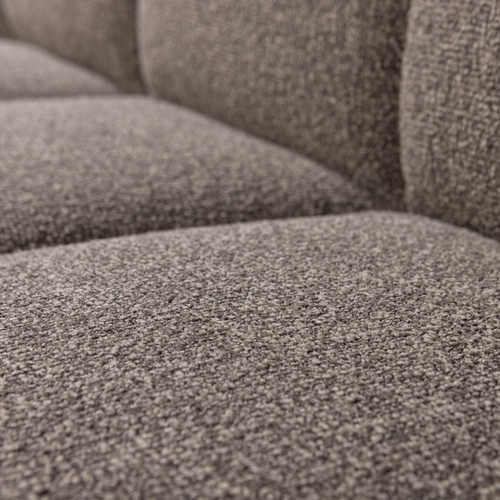 WOOOD eetbankje met rugleuning 164 cm Mojo - Bouclé - Bruin Melange - vtwonen shop