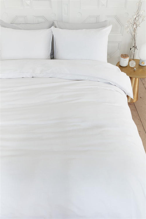 vtwonen dekbedovertrek Natural Stone - 240x200/220 cm - wit