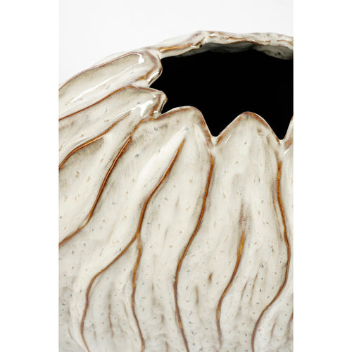 Mica Decorations Jovi Vaas - L43 x B23 x H41 cm - Keramiek - Wit