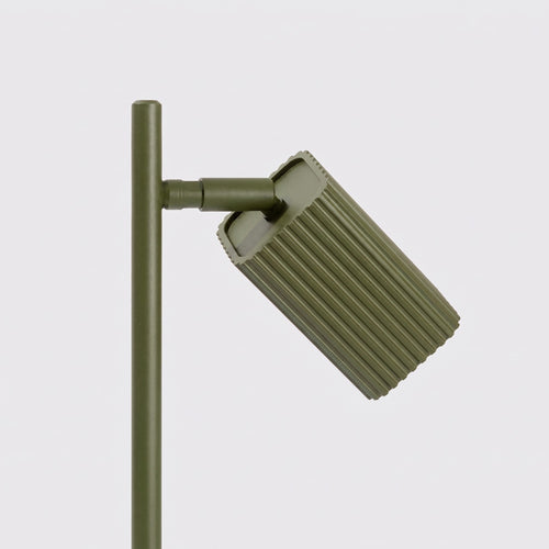 Sollux Lighting Tafellamp RAYO olijfgroen - 14,5x14,5x43cm