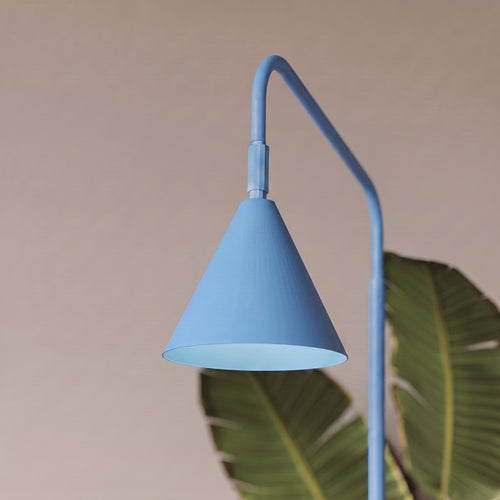 Sollux Lighting Vloerlamp NOX lichtblauw - 30x30x165cm