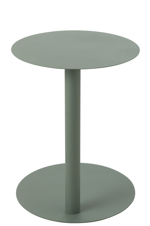 J-Line bijzettafel Rond - metaal - groen