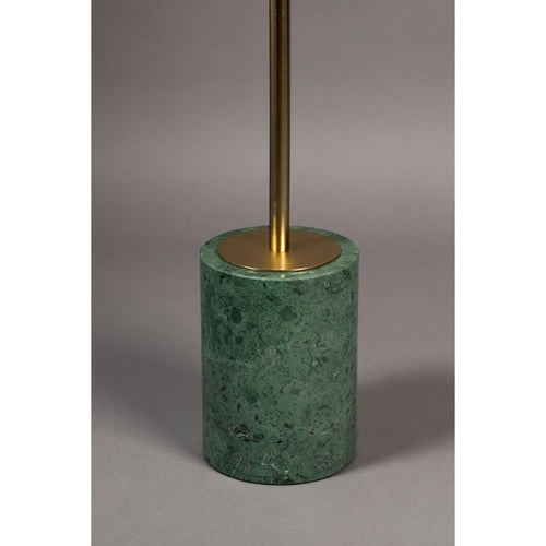 Dutchbone Gunnar Bijzettafel Rond 37,5 cm Marmer Groen/ Goud - vtwonen shop