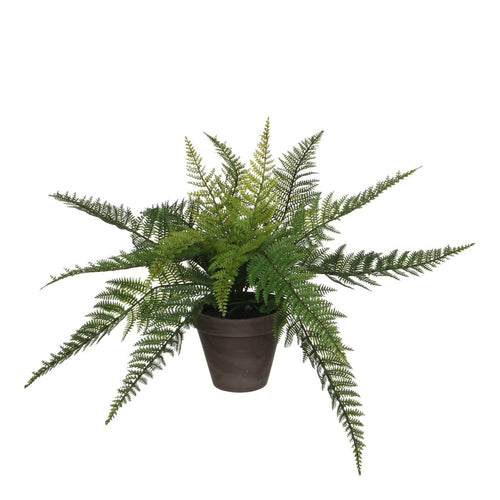 Mica Decorations Varen Kunstplant in Bloempot Stan - H38 x Ø50 cm - Groen
