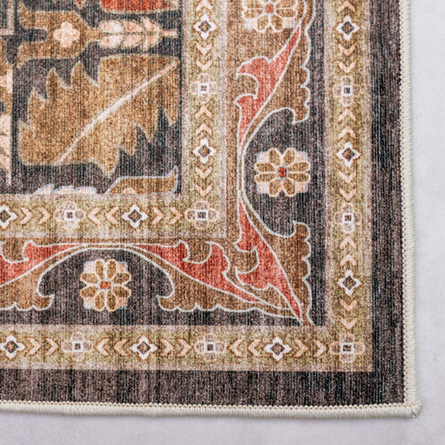 Interieur05 Vintage vloerkleed Medina Espresso/Bruin