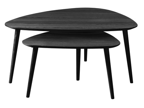 Loff Design Salontafel Albany - 100 x 70 cm - Zwart - Set van 2 - vtwonen shop