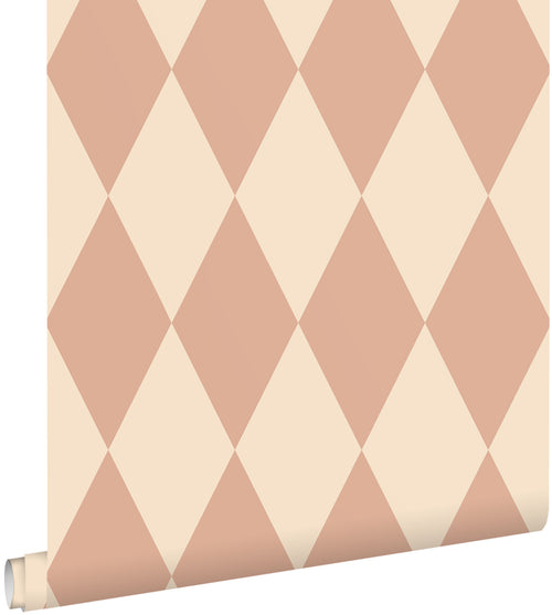 ESTAhome behang ruiten roze - 50 x 900 cm - 131917