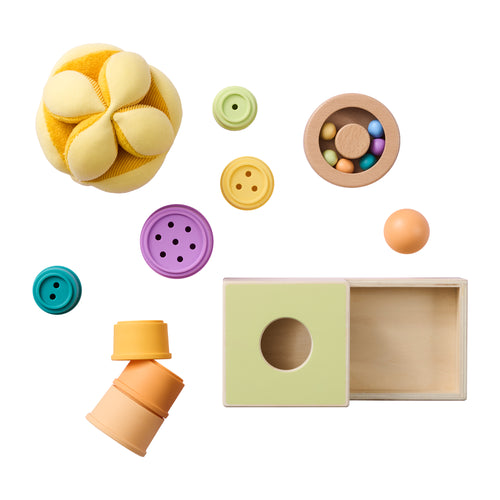 Petite Amélie Montessori speelgoed box MONT - Multiplex - meerkleurig