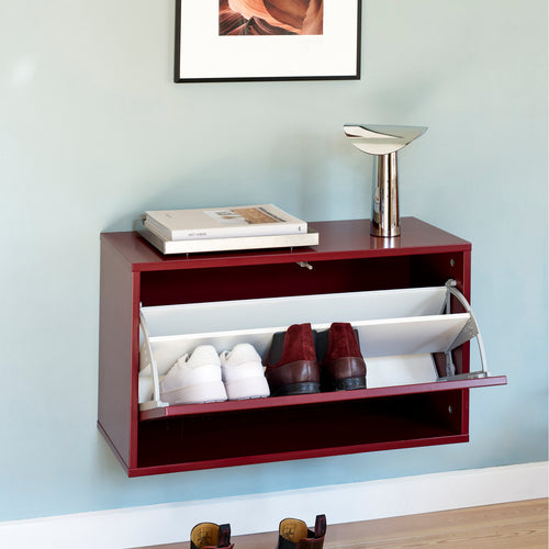 ReCollector Opbergdoos 70 x 30 x 40 cm – Rood gelakt spaanplaat