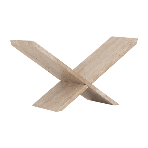 Urban Nature Culture boekensteun Bookbed Travertine - 52 * 17 * 25 CM