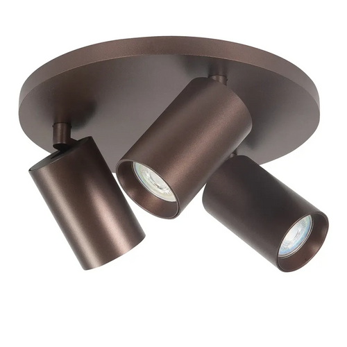 Highlight spot Mila - 3 lichts - 25  x 15   cm - bruin