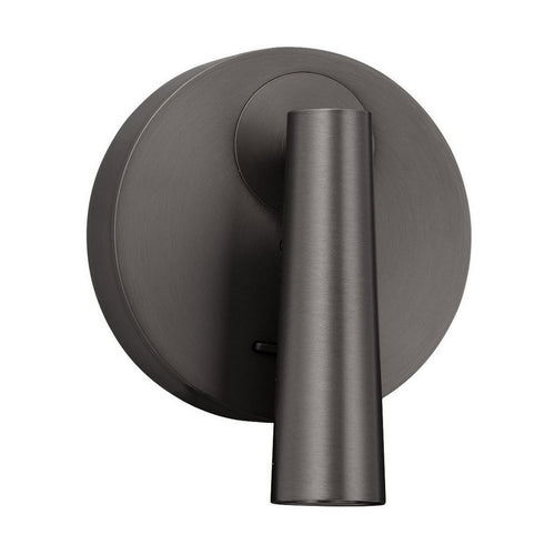 Nova Luce TICO Leeslamp voor aan de muur, zwart nikkel, LED 3W 189lm 3000K, aan/uit-schakelaar
