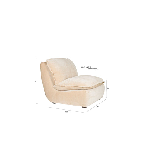 Dutchbone Radley Fauteuil Beige