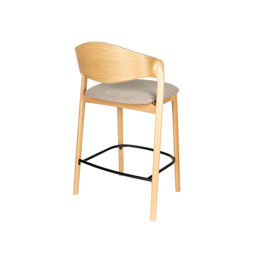 Dutchbone Babington Counter/ Barkruk 65 cm Naturel - Set van 2 - vtwonen shop