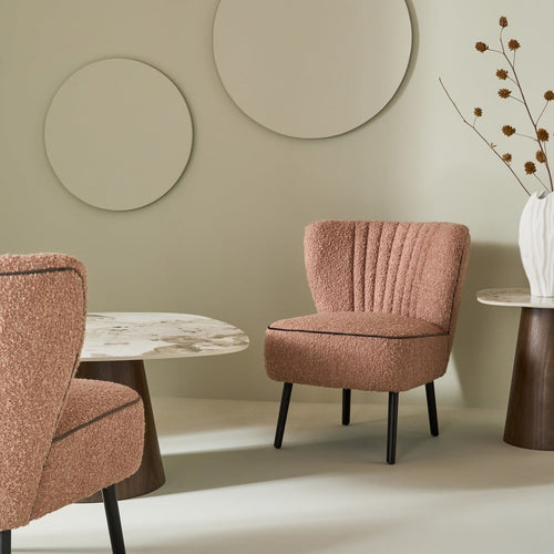 Calicosy - fauteuil GINA - B74 cm - Roze 74x61x72 cm
