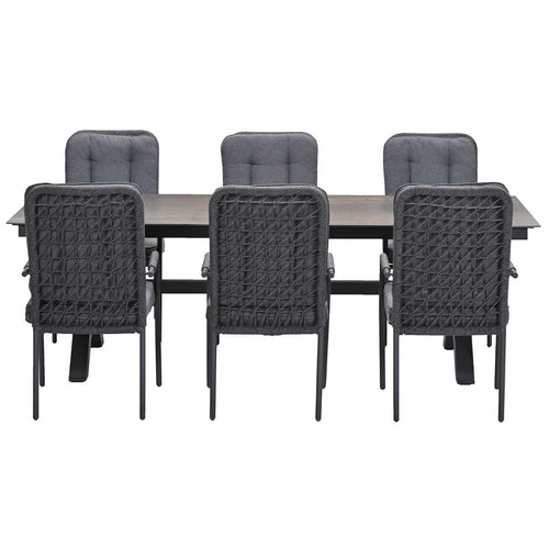 Garden Impressions tuinset Aleria - Sintra - Rome bronze - 240x100 cm - 7-delig