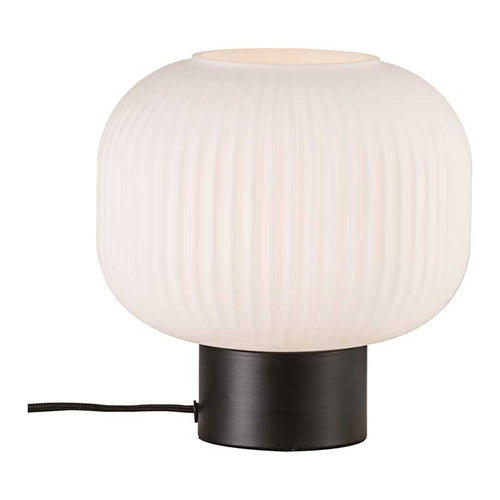 Nordlux Milford Tafellamp - Ø20cm - E27 - Zwart - vtwonen shop