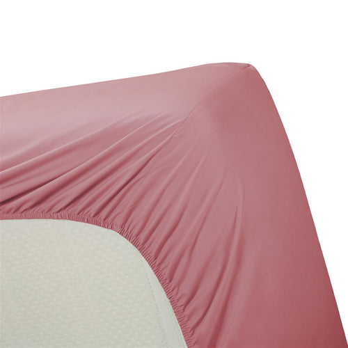 Ambiante hoeslaken Cotton Uni HL - 200x210/220 cm - roze - vtwonen shop