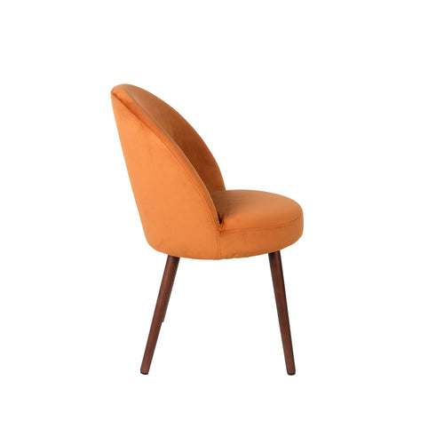 Dutchbone Barbara Eetkamerstoelen Oranje - Set van 2 - vtwonen shop