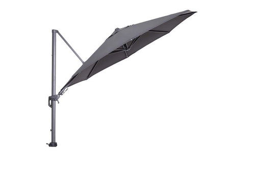Hawaii parasol - Ø350 cm - carbon black - donker grijs - vtwonen shop