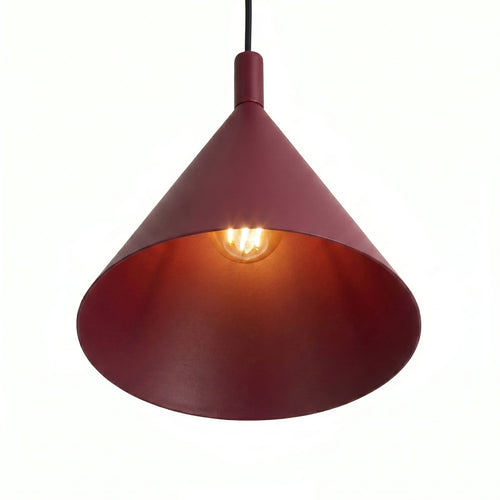 Sollux Lighting Hanglamp NOX 25 bordeaux - 24,5x24,5x140cm