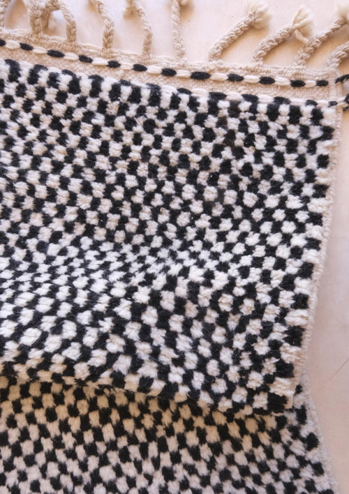 AFK Living vloerkleed Berber - handgemaakt - Wol - 95 x 210 cm - vtwonen shop