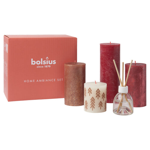 Bolsius gift set Winter Spices - rustieke kaarsen en geuren