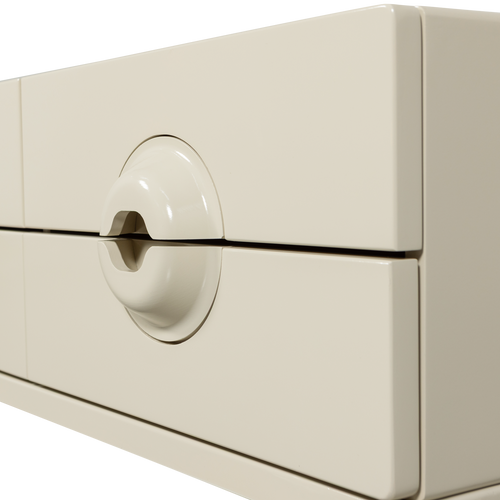 WOOOD tv meubel Merge - Eucalyptus hout - Dust/Beige - 57x160x44 - vtwonen shop