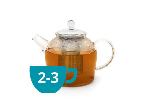 Bredemeijer - Glazen Minuet Santhee theepot 0,5L +filter