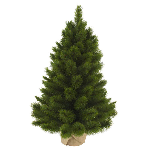 Triumph Tree Camden Kunstkerstboom H60 x D43 cm - Kunstboom in Jute Zak - Kunst Kerstboom voor Binnen - 58 Tips - Groen