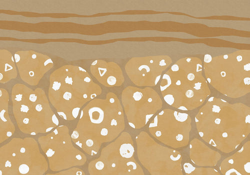 Sanders & Sanders fotobehang kunst beige - 400 x 280 cm - 612038